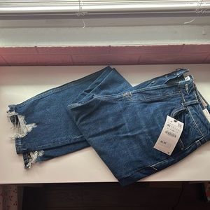 Zara mom fit jeans high rise